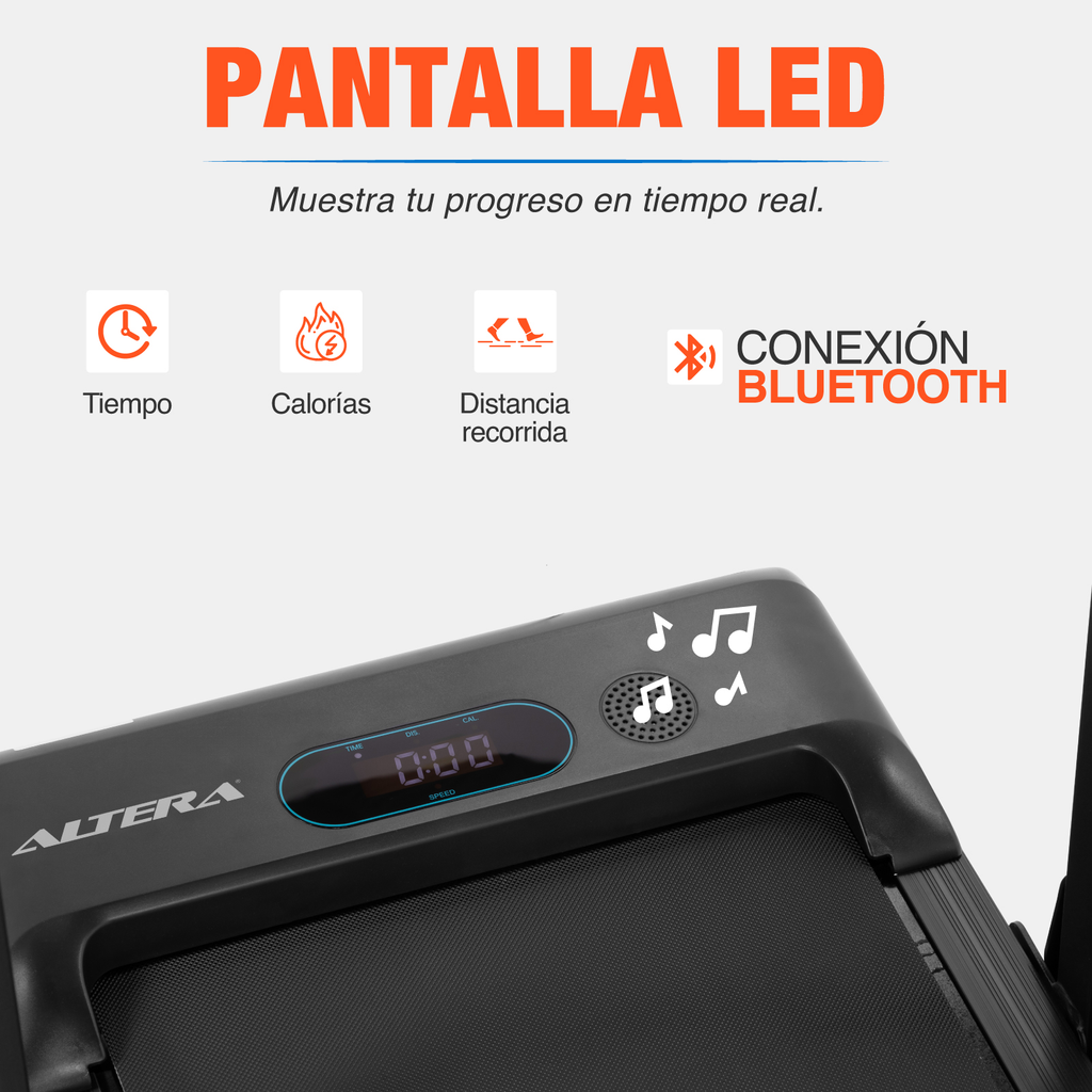 Caminadora Electrica Altera Corredora Control Fitness Gym