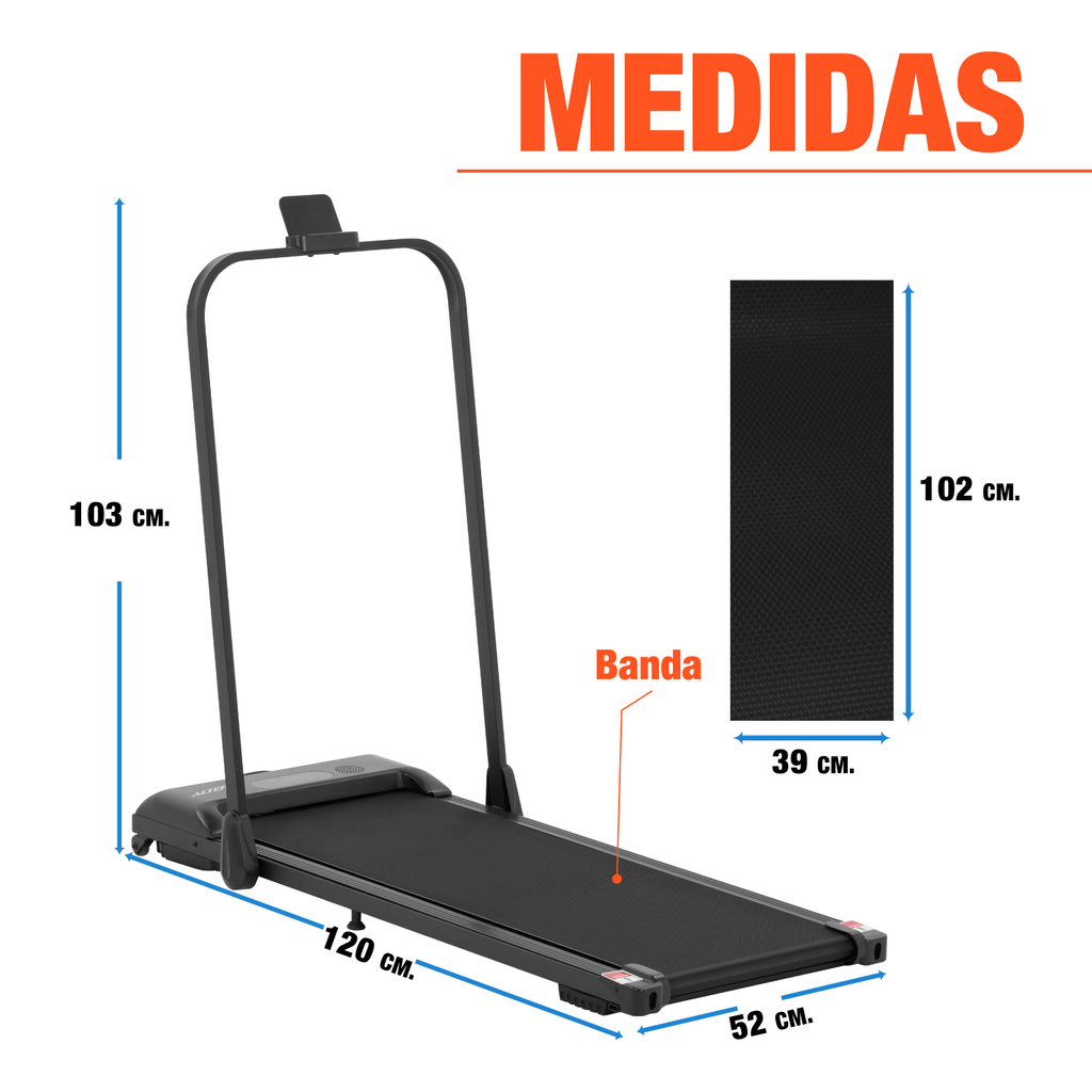 Caminadora Electrica Altera Corredora Control Fitness Gym