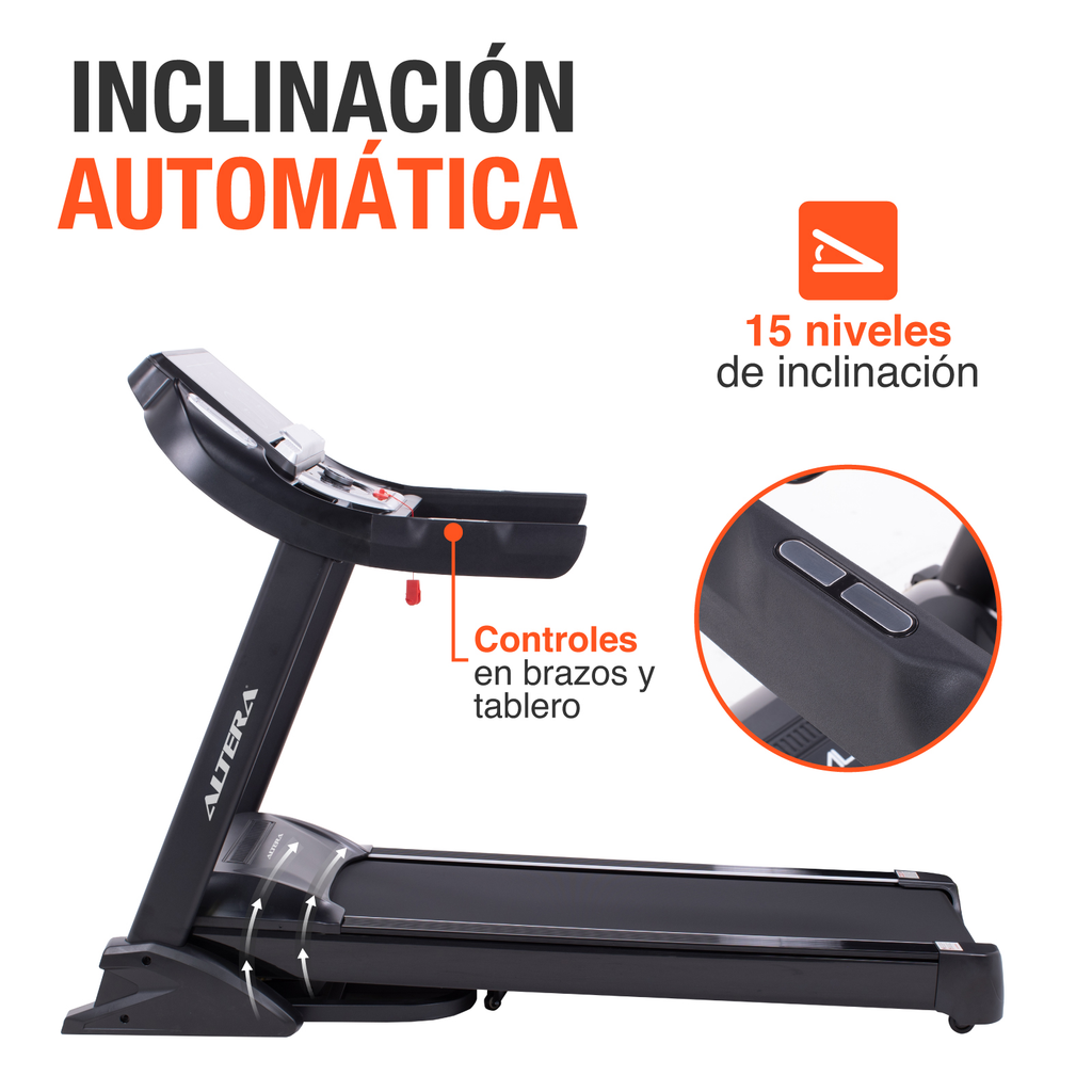 Caminadora Electrica Altera Pro 4hp Bluetooth Profesional