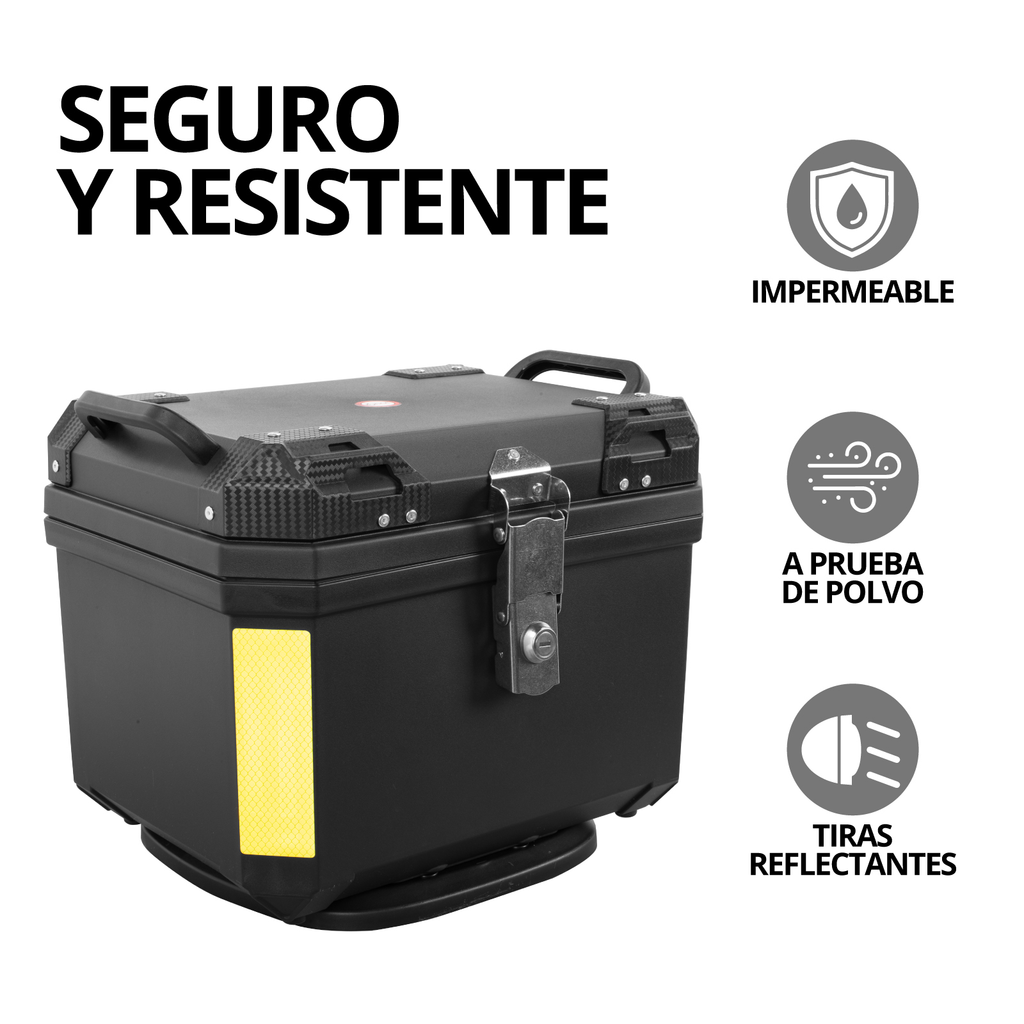 Caja Para Moto Maletero De Reparto Onof 36 Lts Impermeable