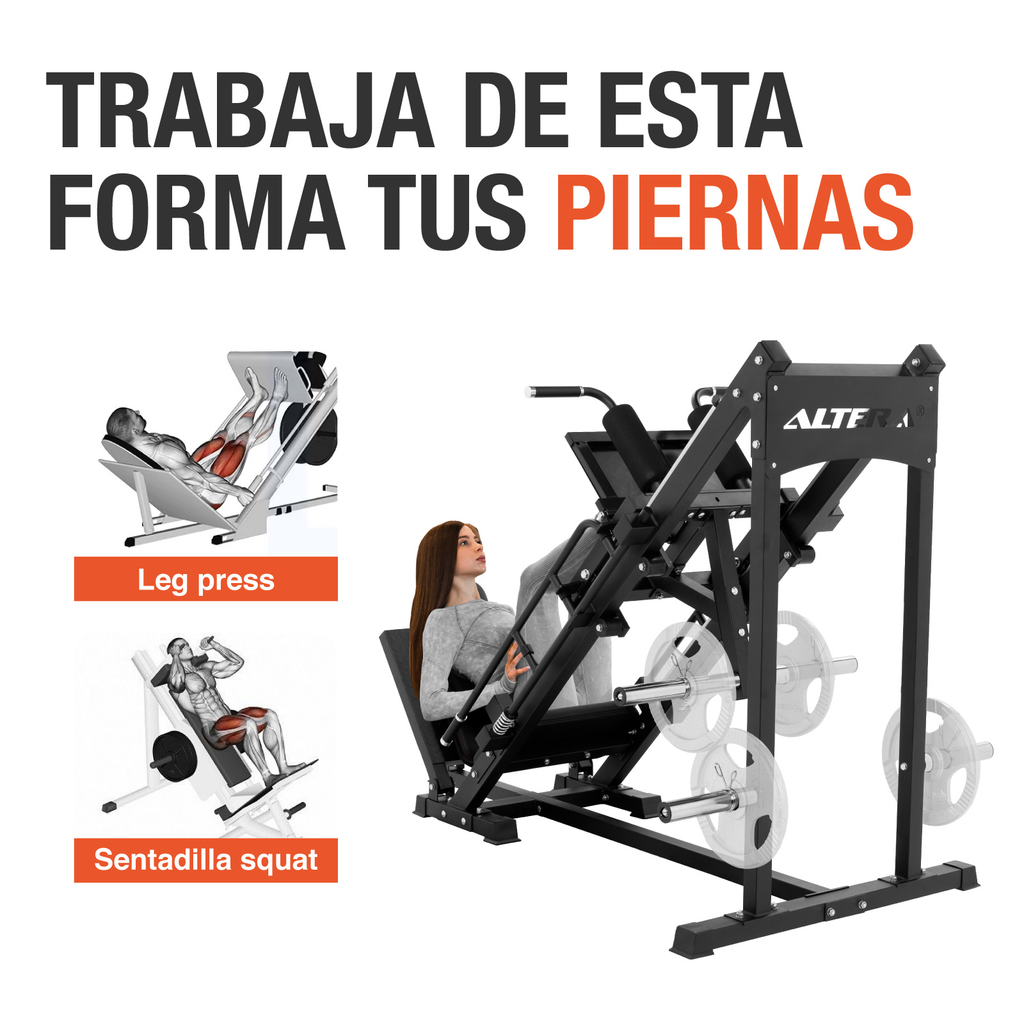 Prensa De Piernas Olímpica Profesional Altera Para Gimnasio
