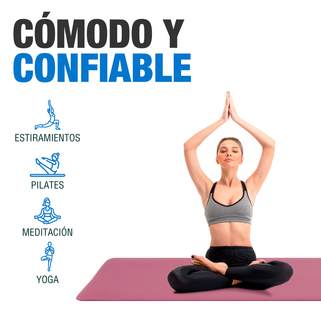 Tapete Yoga Grueso 15 Mm Fitness Altera Nbr Antiderrapante