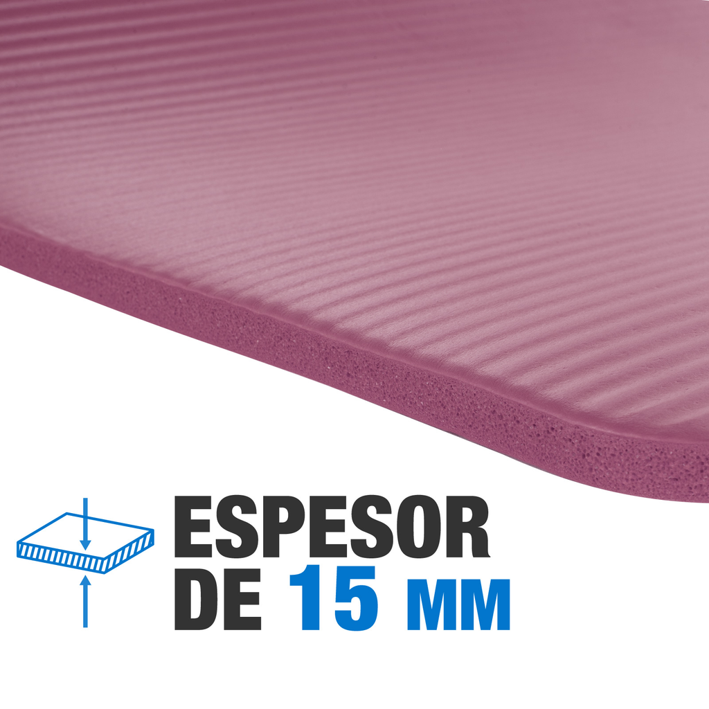 Tapete Yoga Grueso 15 Mm Fitness Altera Nbr Antiderrapante