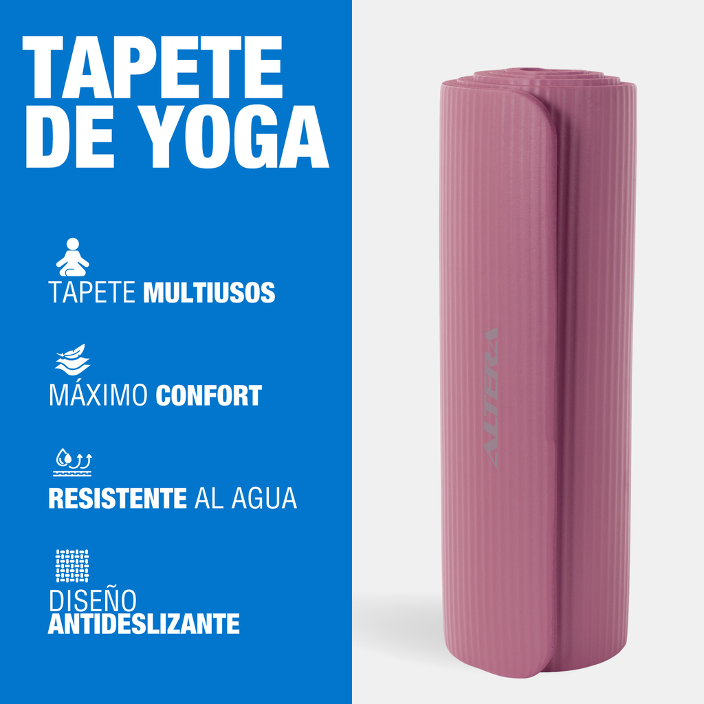 Tapete Yoga Grueso 15 Mm Fitness Altera Nbr Antiderrapante