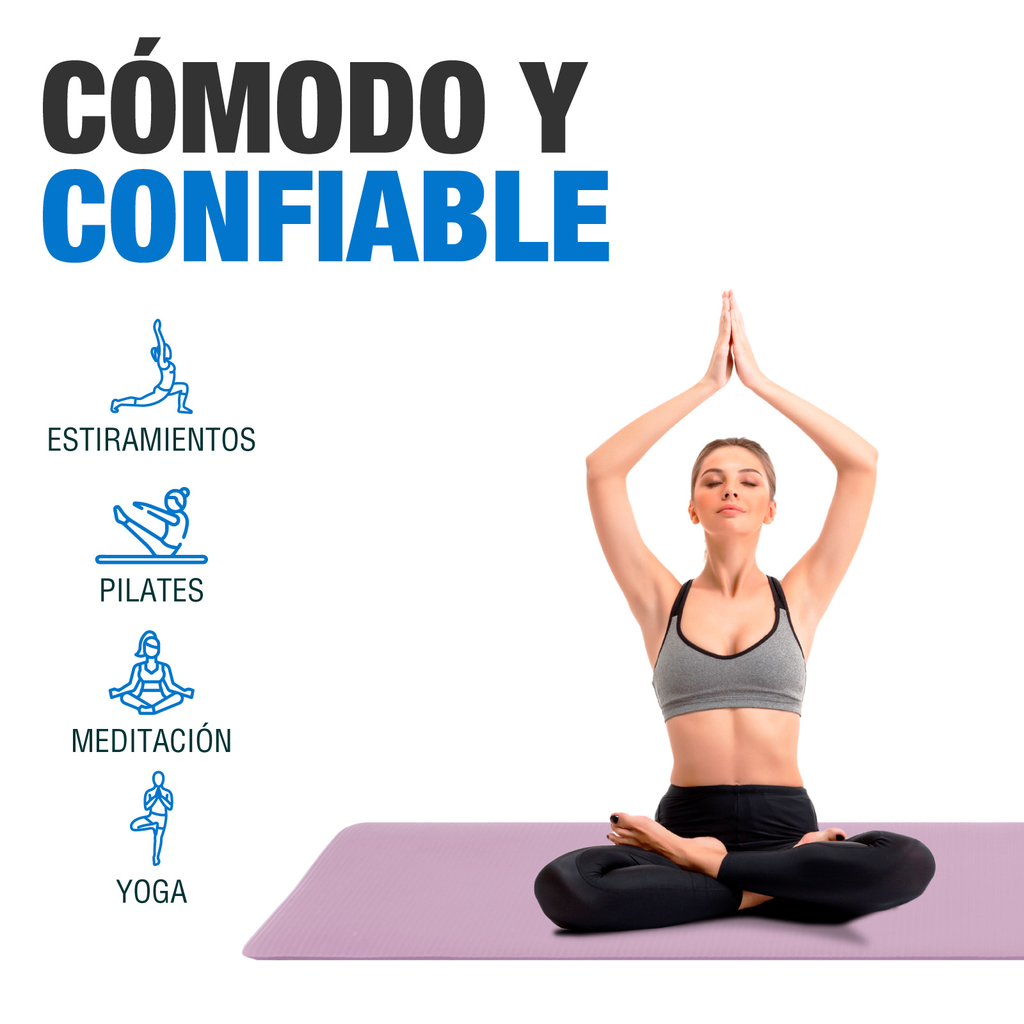 Tapete Yoga Grueso 15 Mm Fitness Altera Nbr Antiderrapante