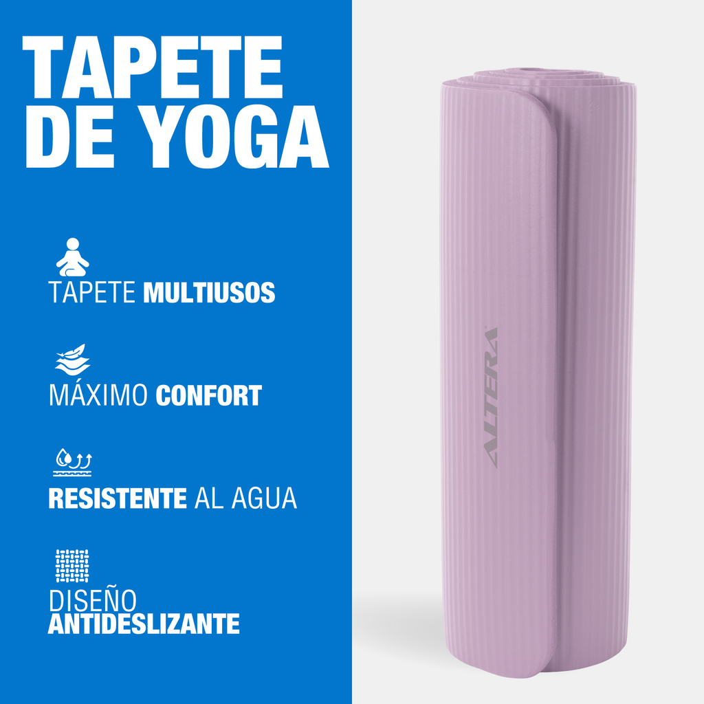 Tapete Yoga Grueso 15 Mm Fitness Altera Nbr Antiderrapante