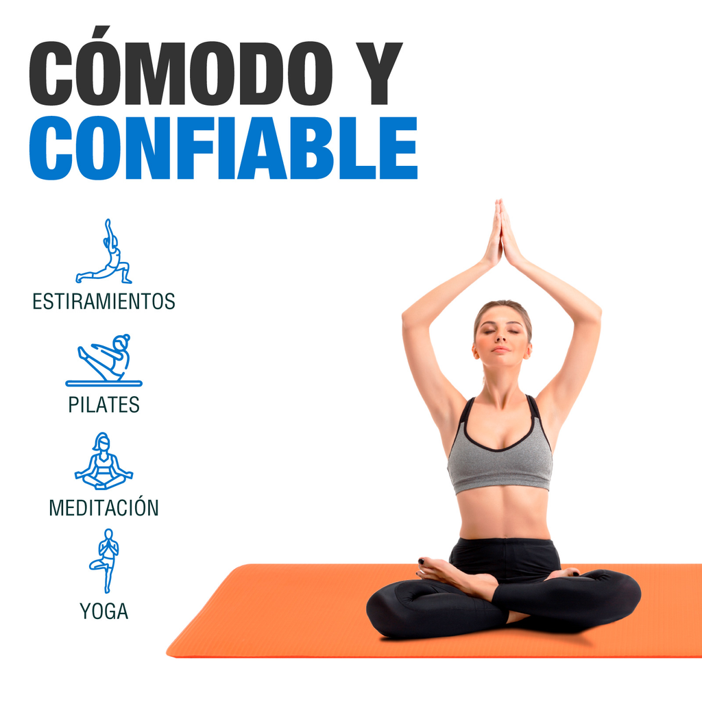 Tapete Yoga Grueso 15 Mm Fitness Altera Nbr Antiderrapante