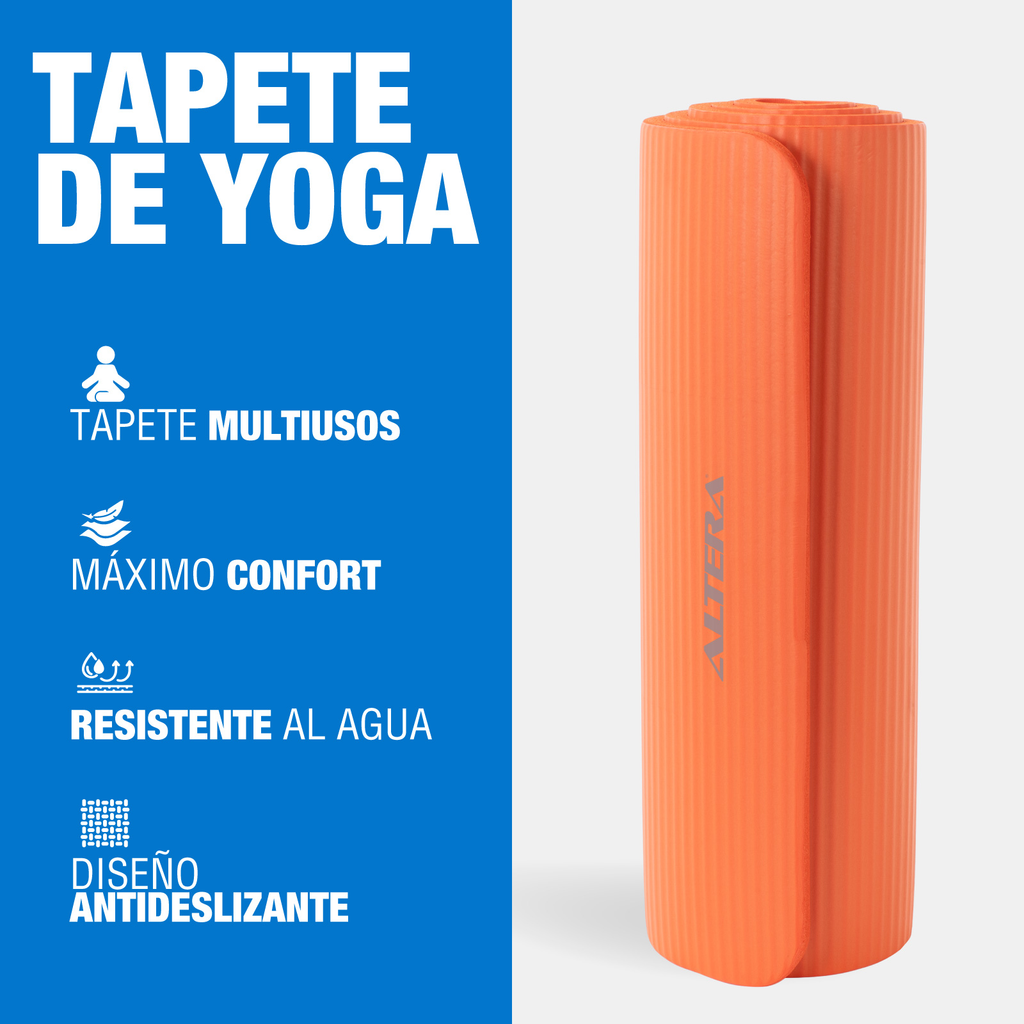 Tapete Yoga Grueso 15 Mm Fitness Altera Nbr Antiderrapante