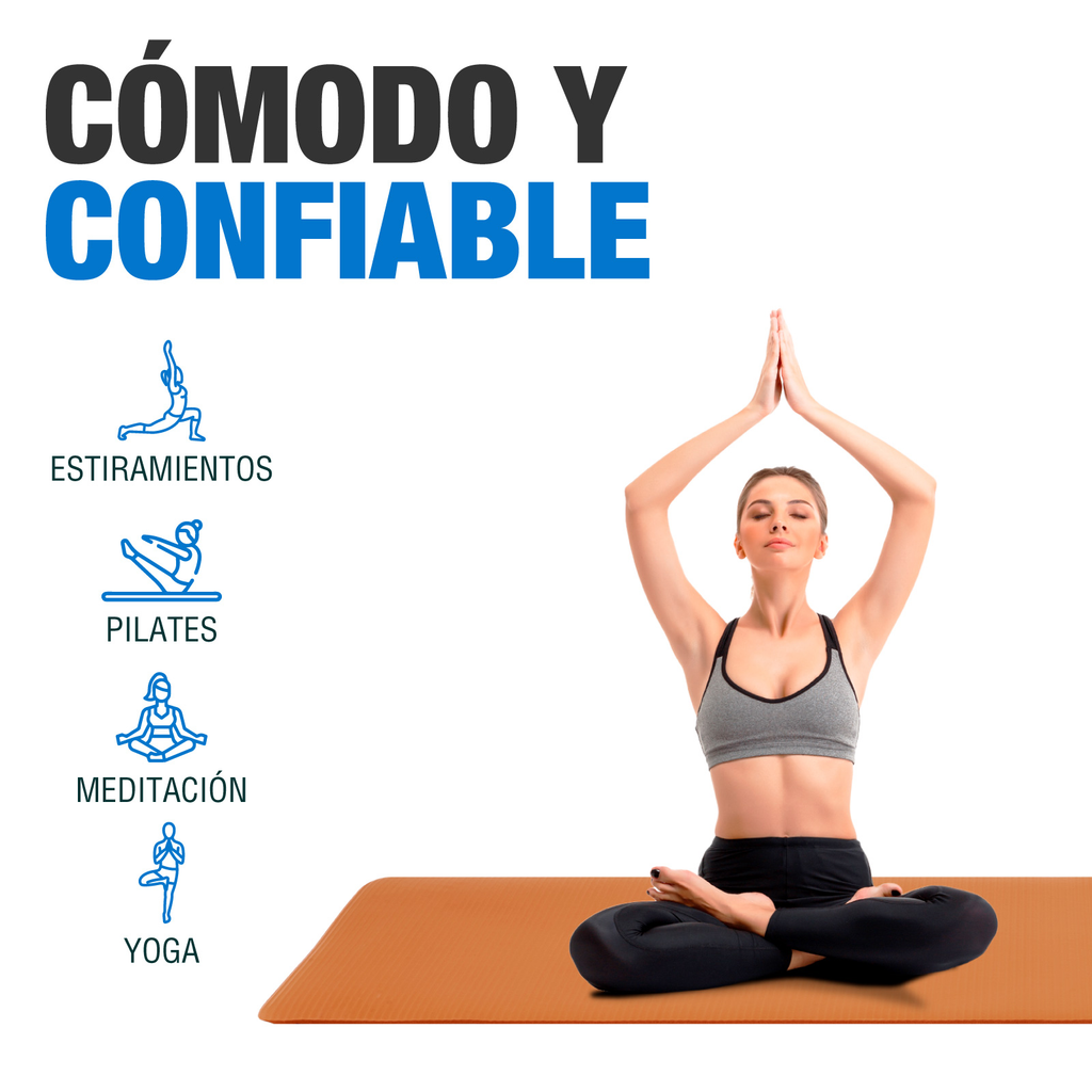 Tapete Yoga Grueso 15 Mm Fitness Altera Nbr Antiderrapante