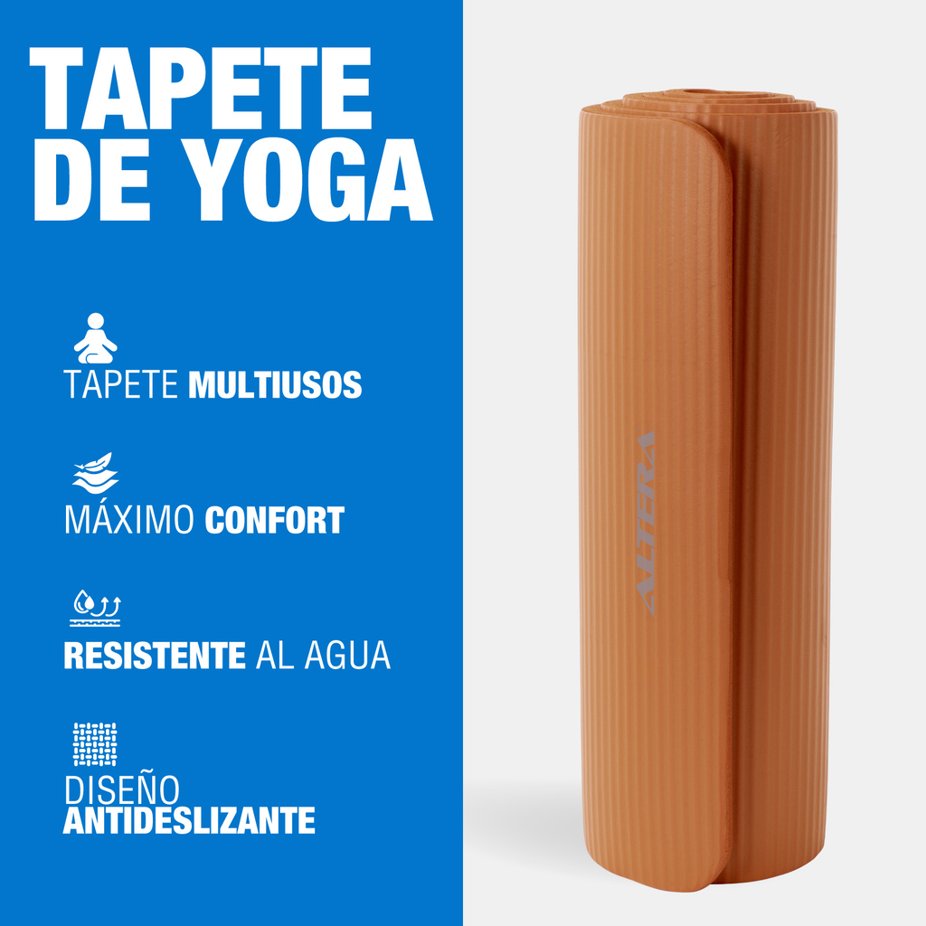 Tapete Yoga Grueso 15 Mm Fitness Altera Nbr Antiderrapante