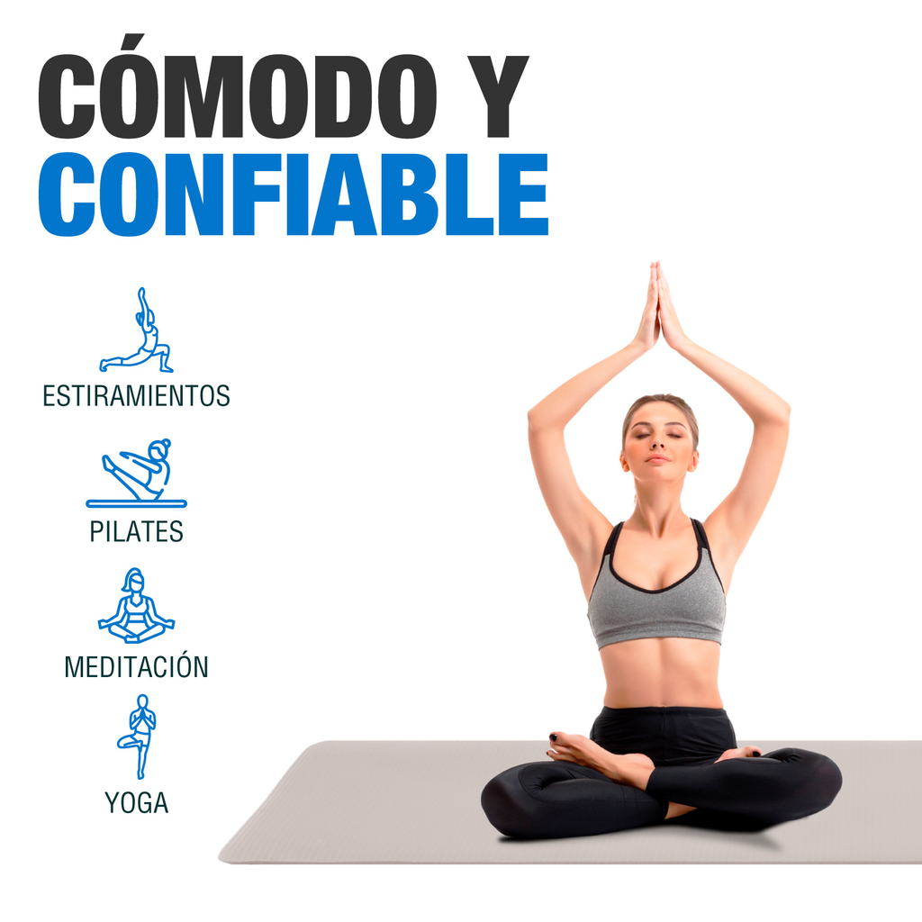 Tapete Yoga Grueso 15 Mm Fitness Altera Nbr Antiderrapante