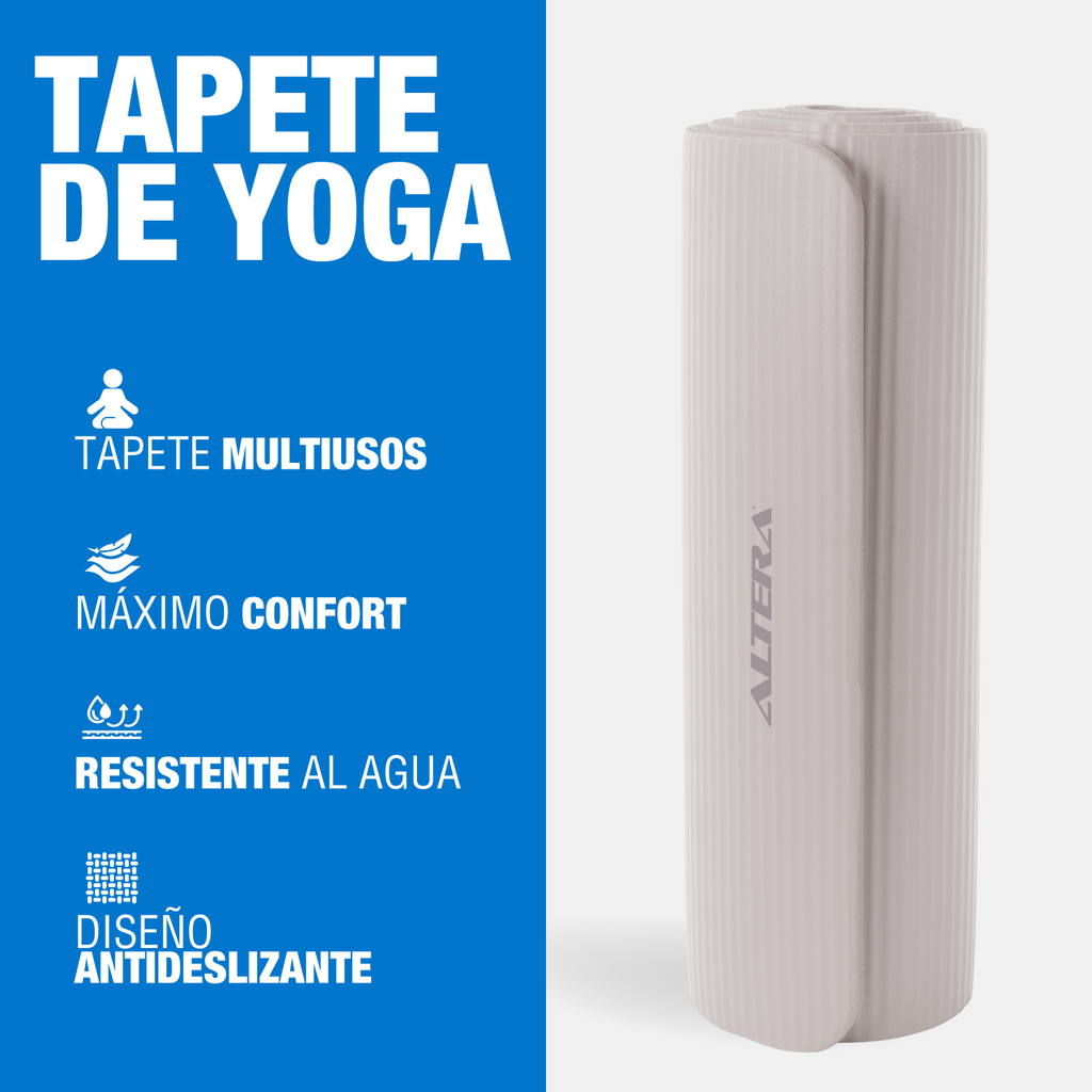 Tapete Yoga Grueso 15 Mm Fitness Altera Nbr Antiderrapante