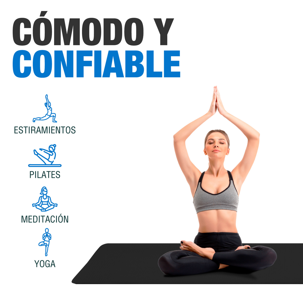 Tapete Yoga Grueso 15 Mm Fitness Altera Nbr Antiderrapante