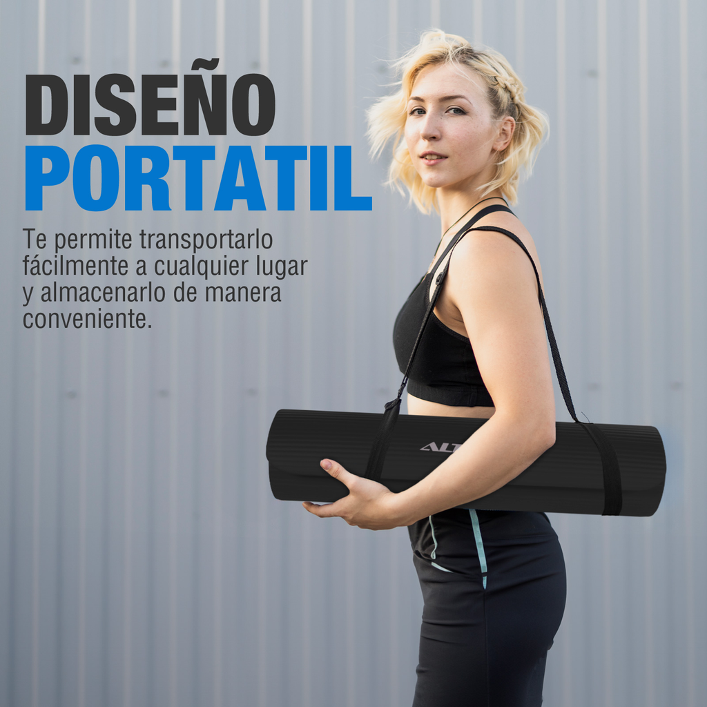 Tapete Yoga Grueso 15 Mm Fitness Altera Nbr Antiderrapante