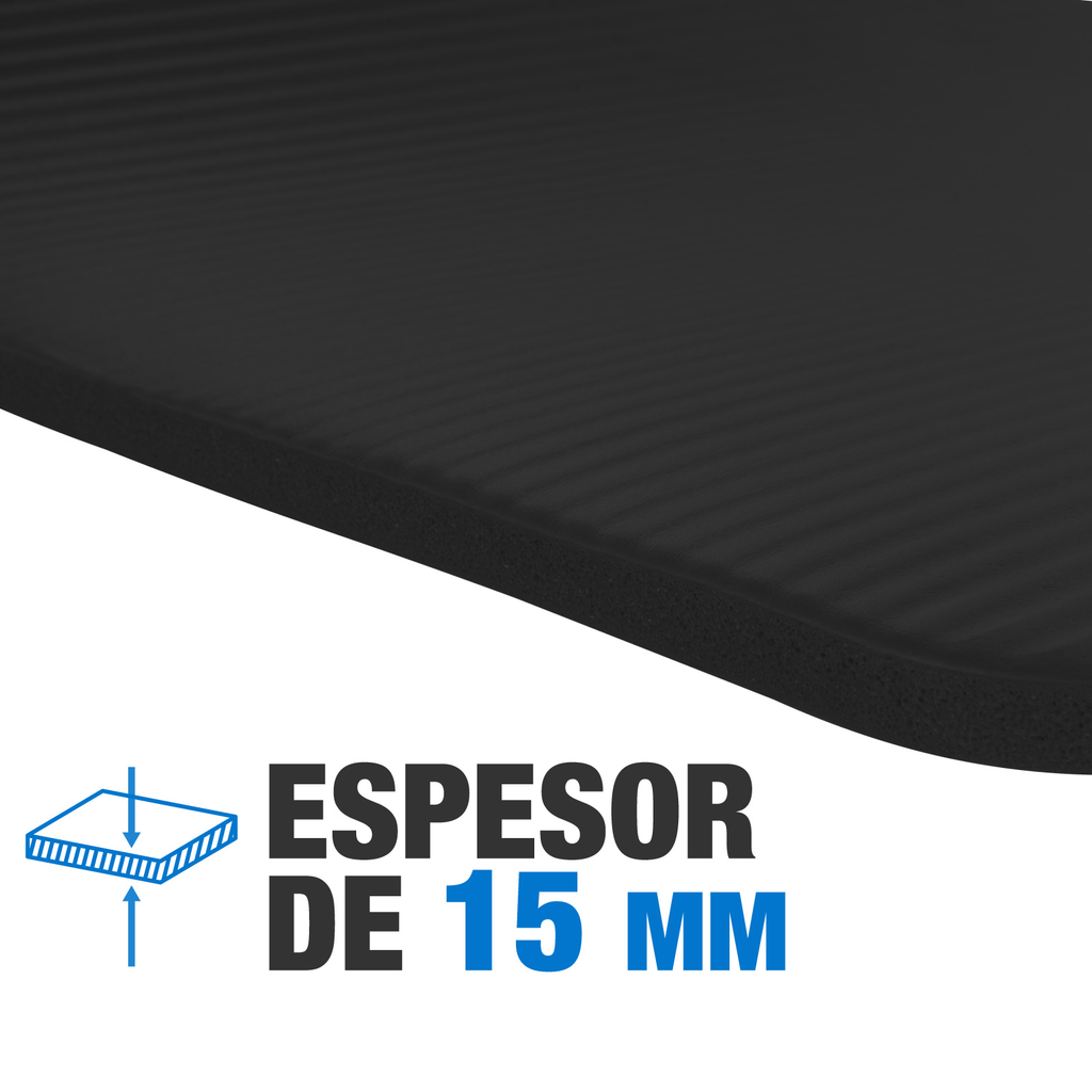 Tapete Yoga Grueso 15 Mm Fitness Altera Nbr Antiderrapante