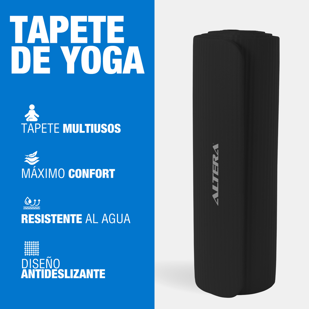 Tapete Yoga Grueso 15 Mm Fitness Altera Nbr Antiderrapante