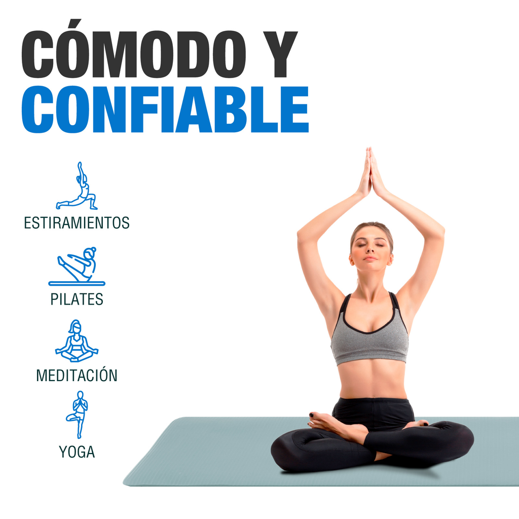 Tapete Yoga Grueso 15 Mm Fitness Altera Nbr Antiderrapante