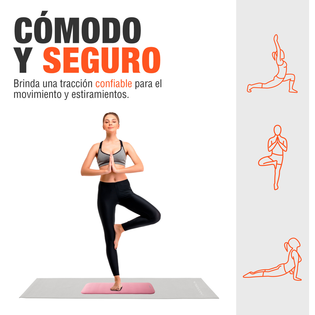 Tapete Apoyo De Rodillas Altera Yoga Mat Soporte Pilates Gym