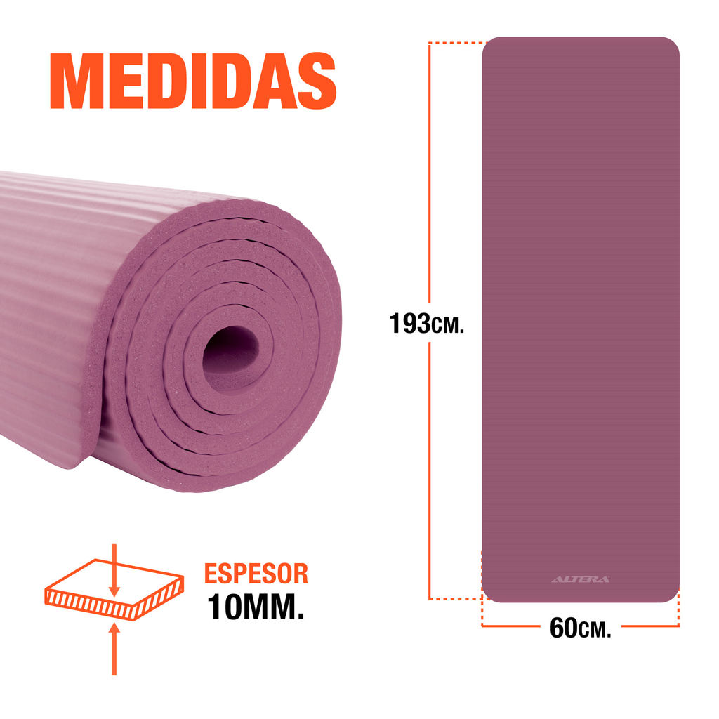 Tapete De Yoga Mat Antiderrapante Altera Fitness Pilates Gym