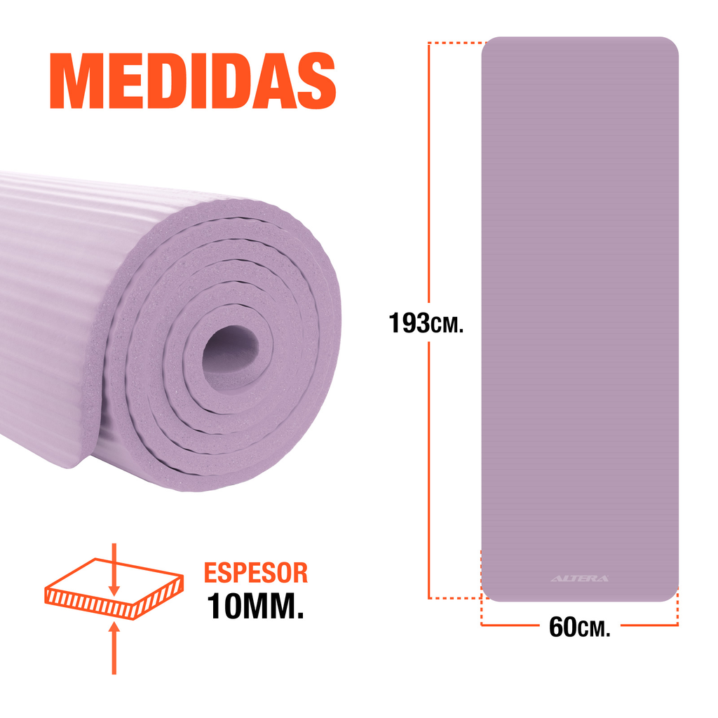Tapete De Yoga Mat Antiderrapante Altera Fitness Pilates Gym