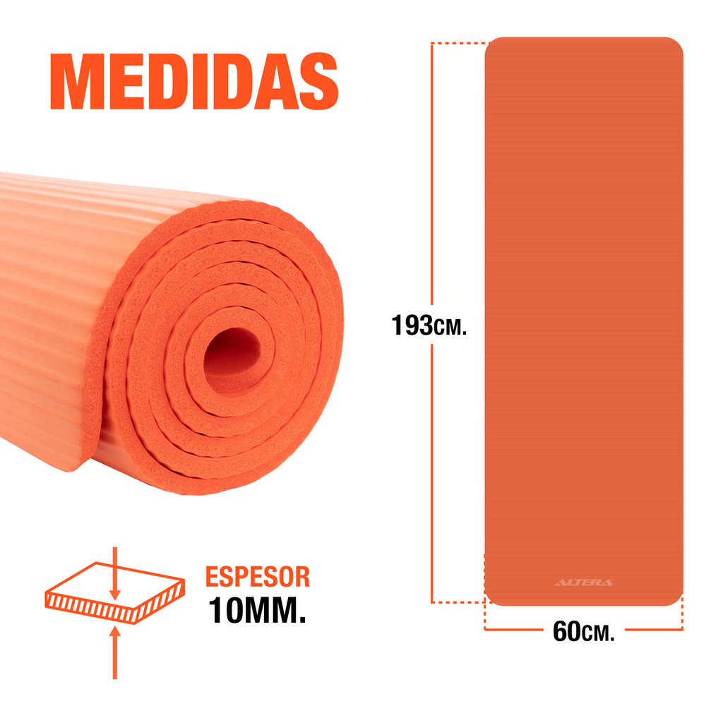 Tapete De Yoga Mat Antiderrapante Altera Fitness Pilates Gym