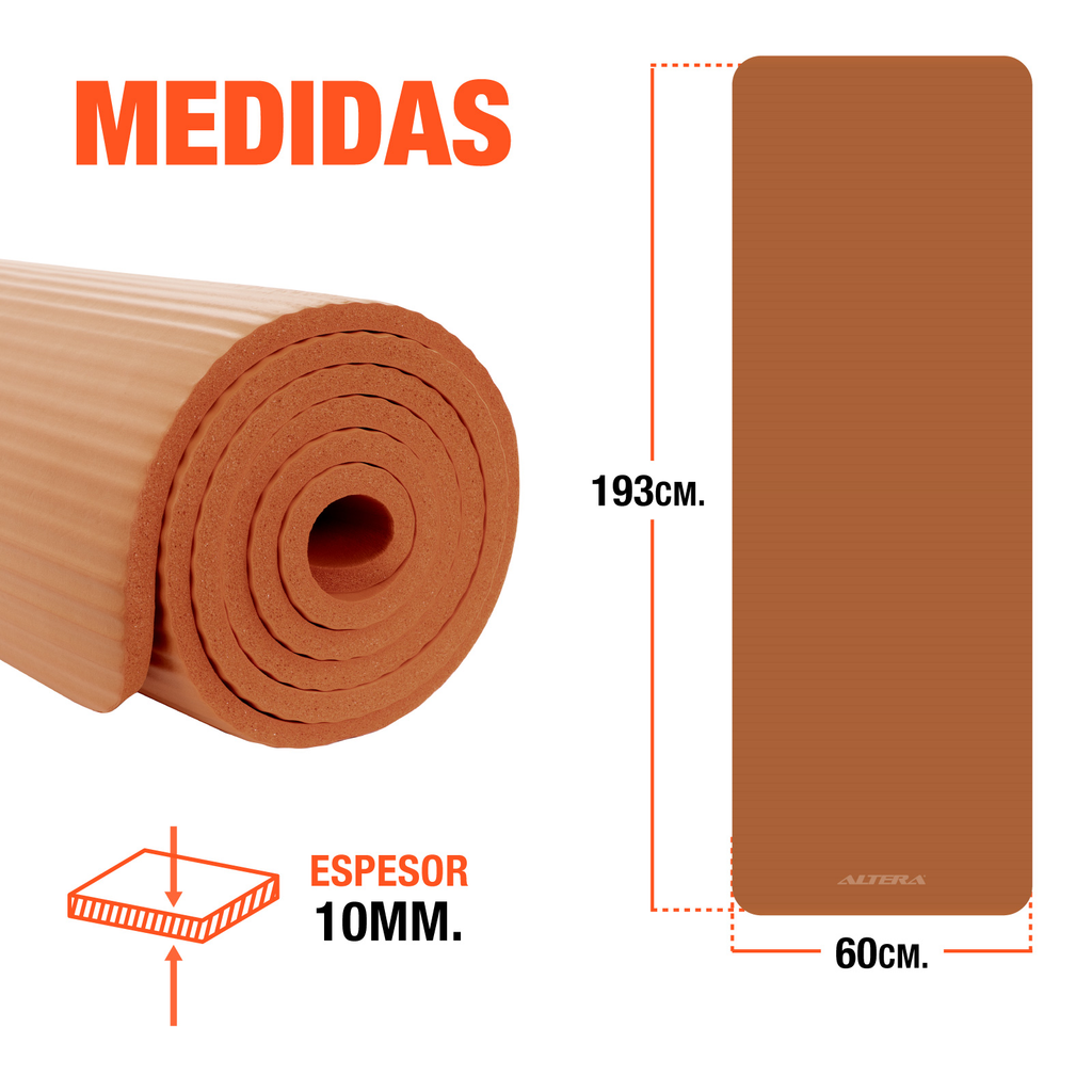 Tapete De Yoga Mat Antiderrapante Altera Fitness Pilates Gym