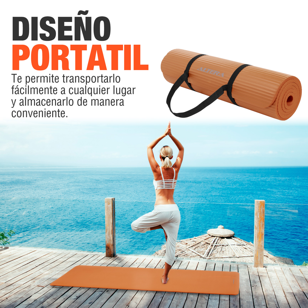 Tapete De Yoga Mat Antiderrapante Altera Fitness Pilates Gym