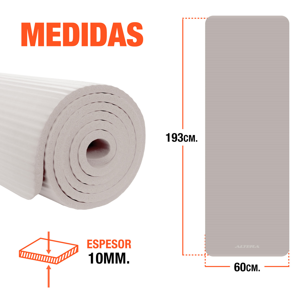 Tapete De Yoga Mat Antiderrapante Altera Fitness Pilates Gym