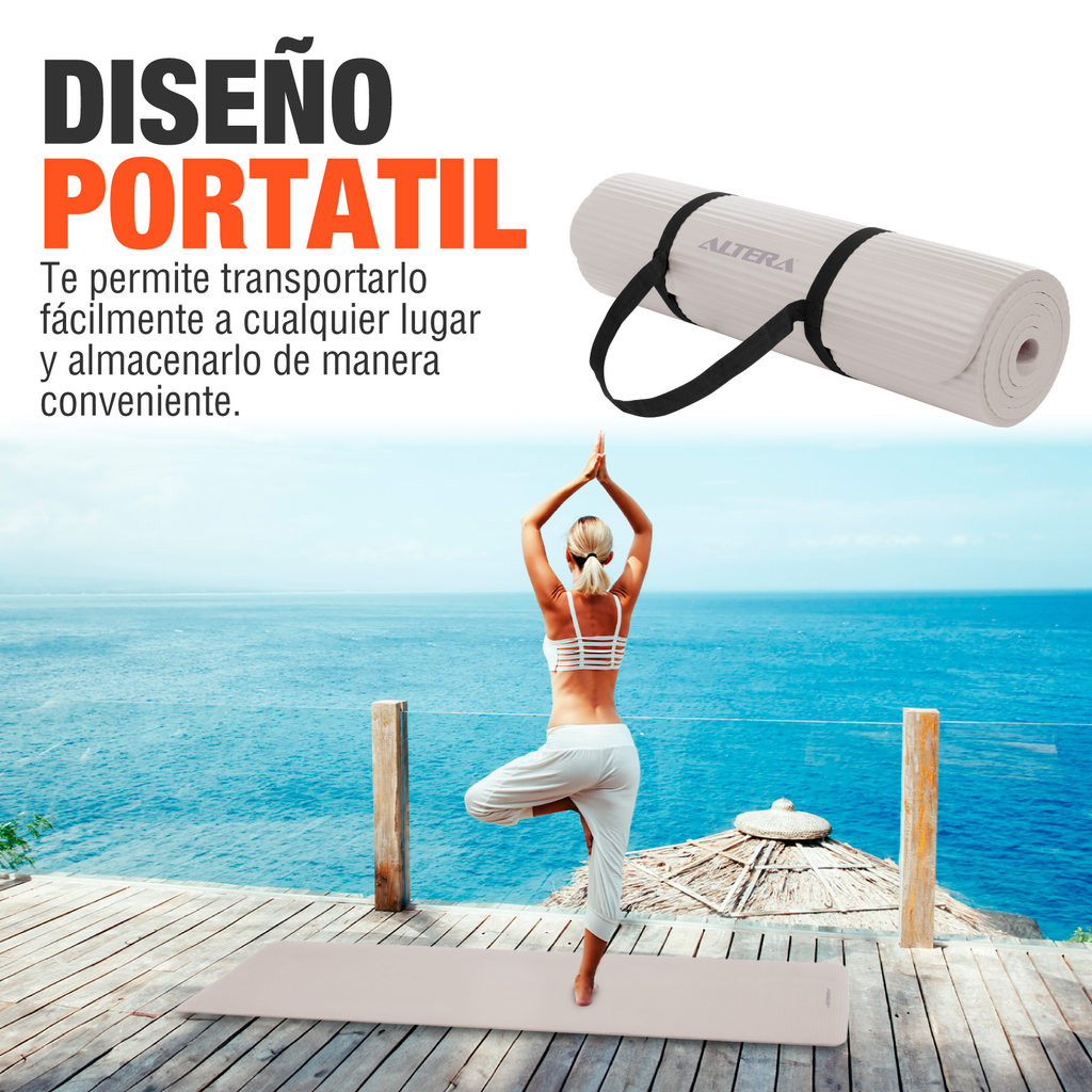 Tapete De Yoga Mat Antiderrapante Altera Fitness Pilates Gym