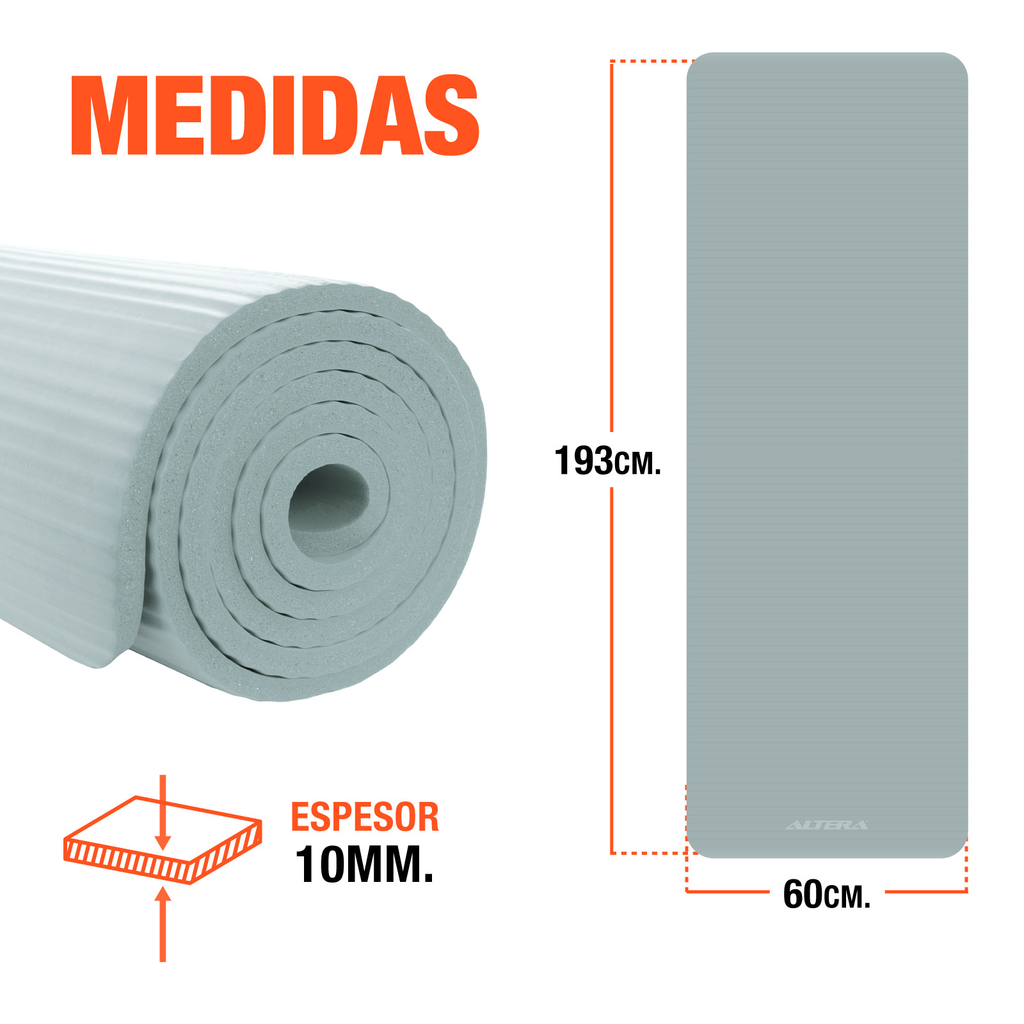 Tapete De Yoga Mat Antiderrapante Altera Fitness Pilates Gym