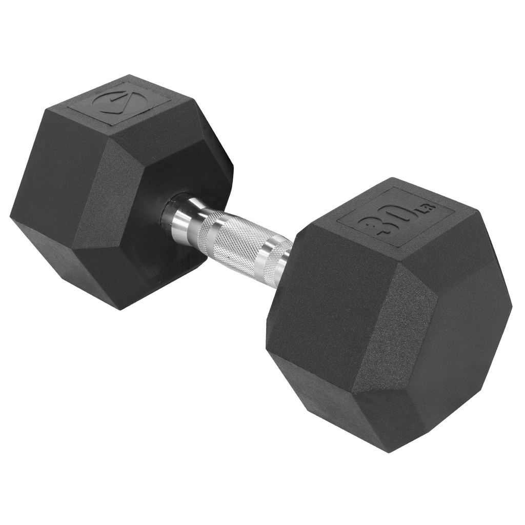 Mancuerna Hexagonal Acero Forro De Neopreno 30lbs