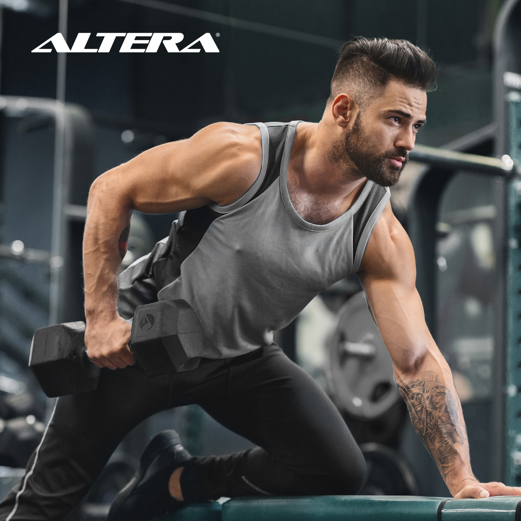 Mancuerna Hexagonal Acero Forro De Neopreno 25lbs