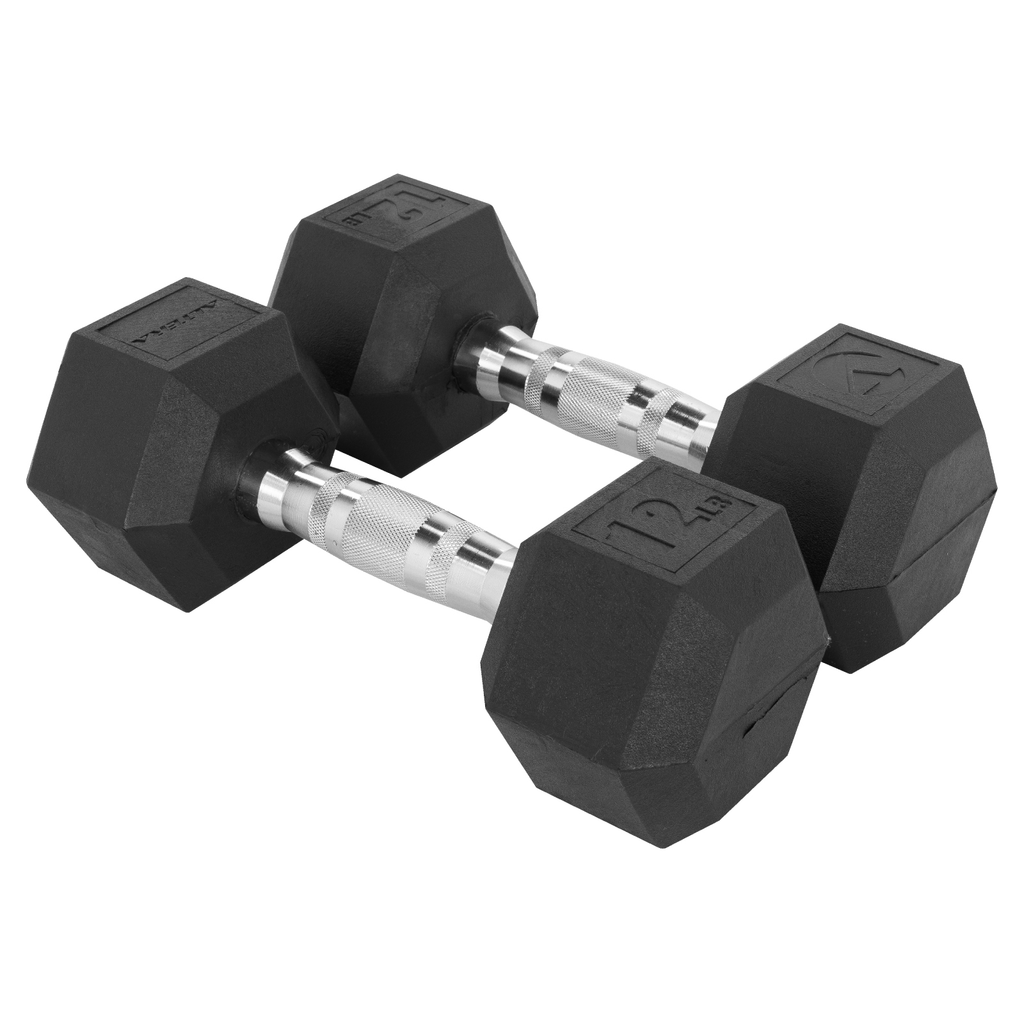 Mancuernas 12 Lbs  Hexagonales Altera Pesas Ejercicio Par Kg