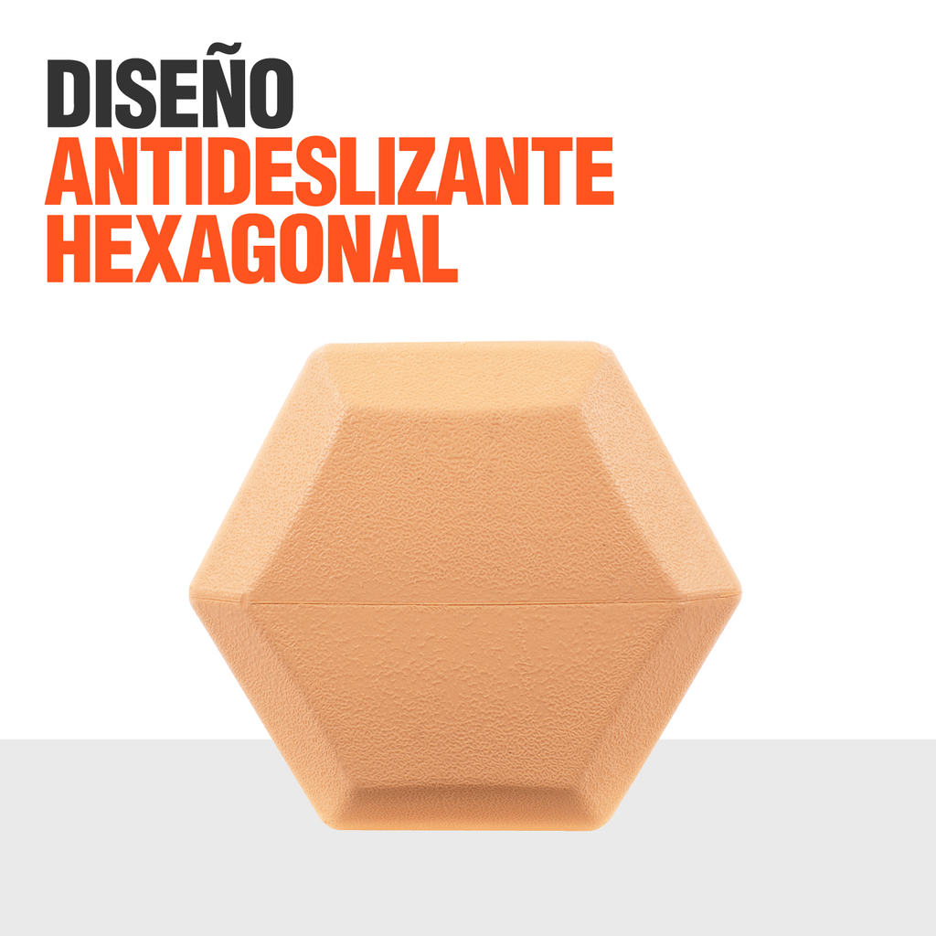 Mancuernas Pesas Hexagonales 12.5kg Altera Entrenamiento 2pz