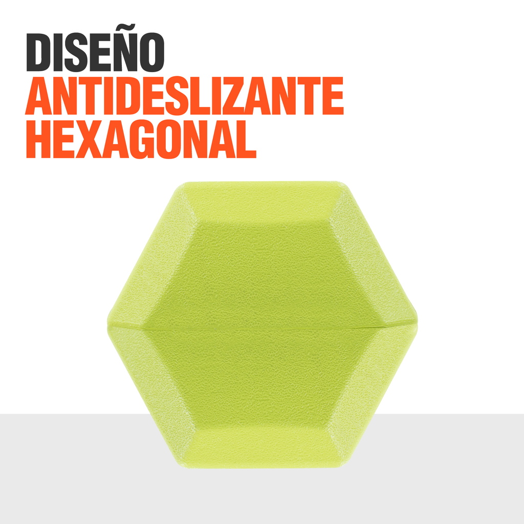 Mancuernas Pesas Hexagonales 12.5kg Altera Entrenamiento 2pz