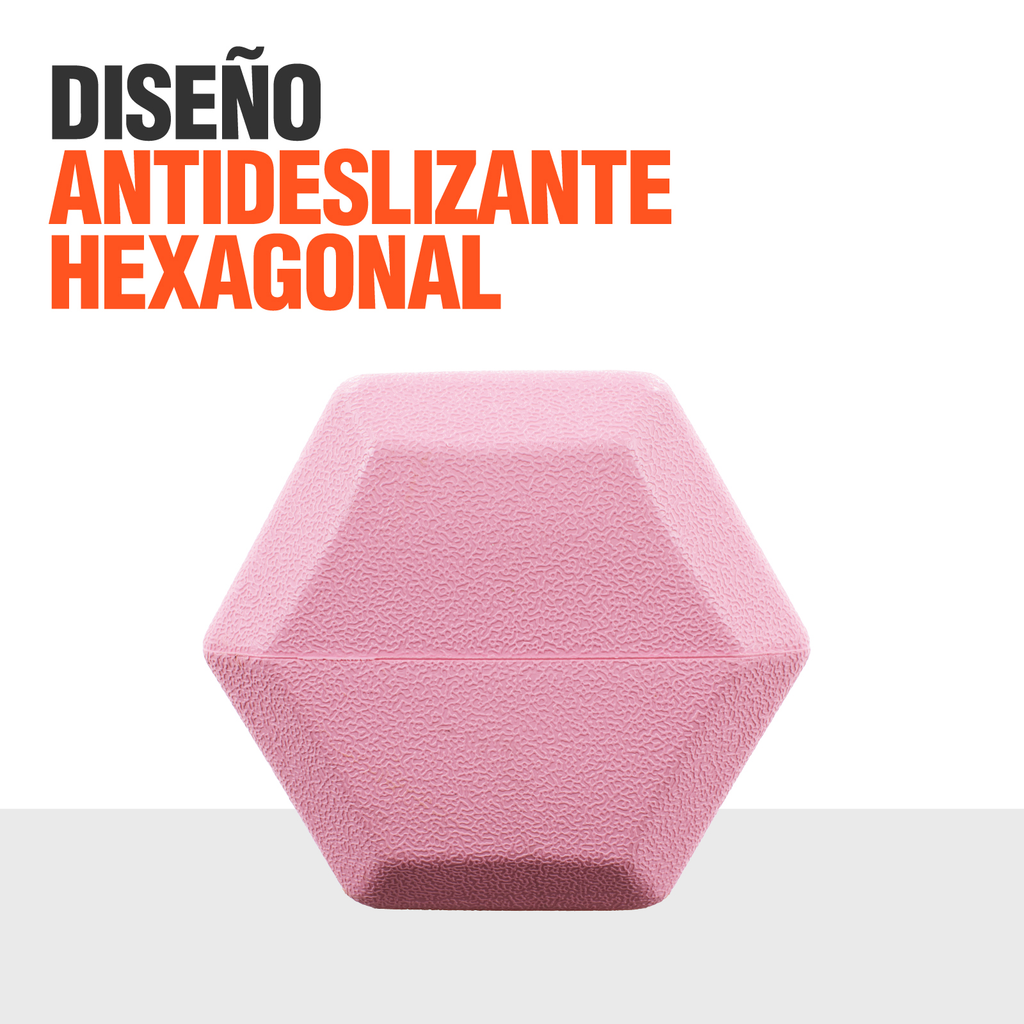 Mancuernas Pesas Hexagonales 12.5kg Altera Entrenamiento 2pz