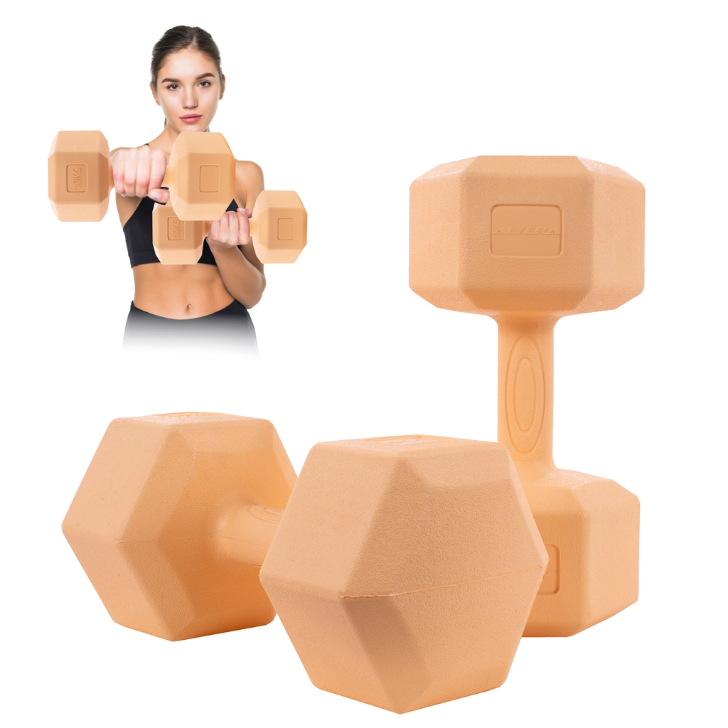 Mancuernas 10 Kg Hexagonales 2pz Pesas Altera Entrenamiento