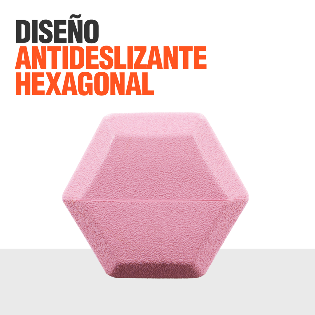 Mancuernas 7.5 Kg Pesas Hexagonales 2pz Altera Entrenamiento