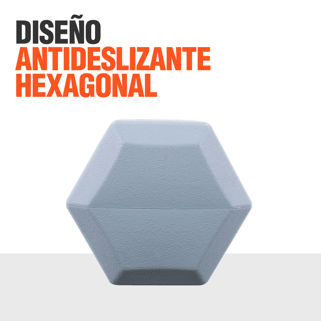 Mancuernas 5 Kg Hexagonales Set Par Altera Ejercicio Gym