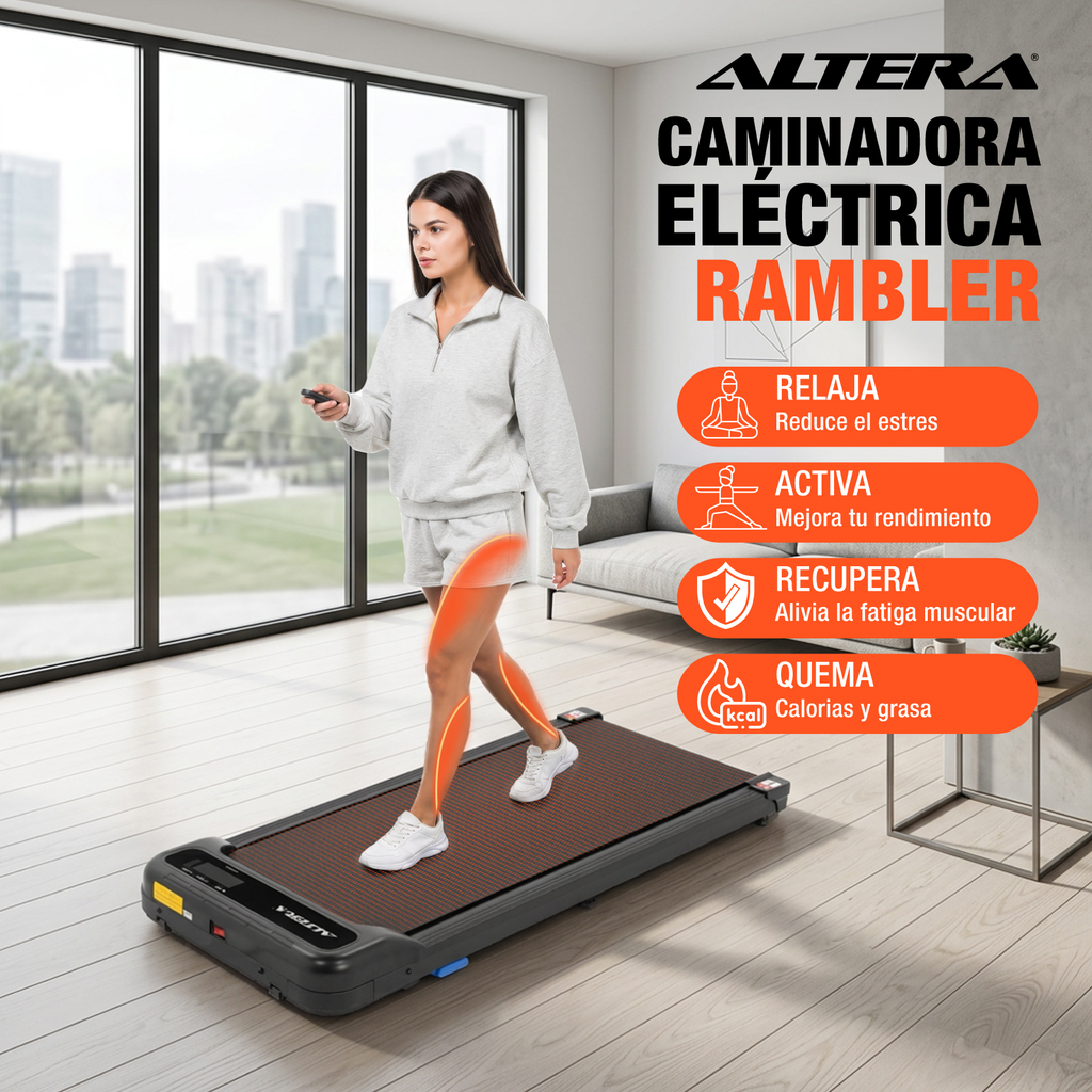 Caminadora Electrica 2 En 1 Walking Vibración Control Altera