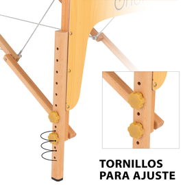 Onof MB-003ACC Cama para masajes 2 Secciones con accesorios