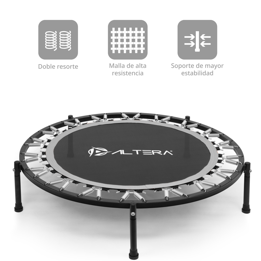 Trampolin Fitnes Altera Ejercicio Jumping Aerobicos Uso Rudo