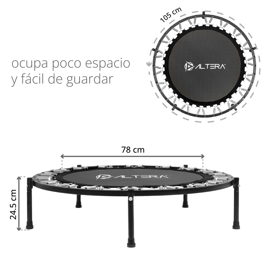 Trampolin Fitnes Altera Ejercicio Jumping Aerobicos Uso Rudo