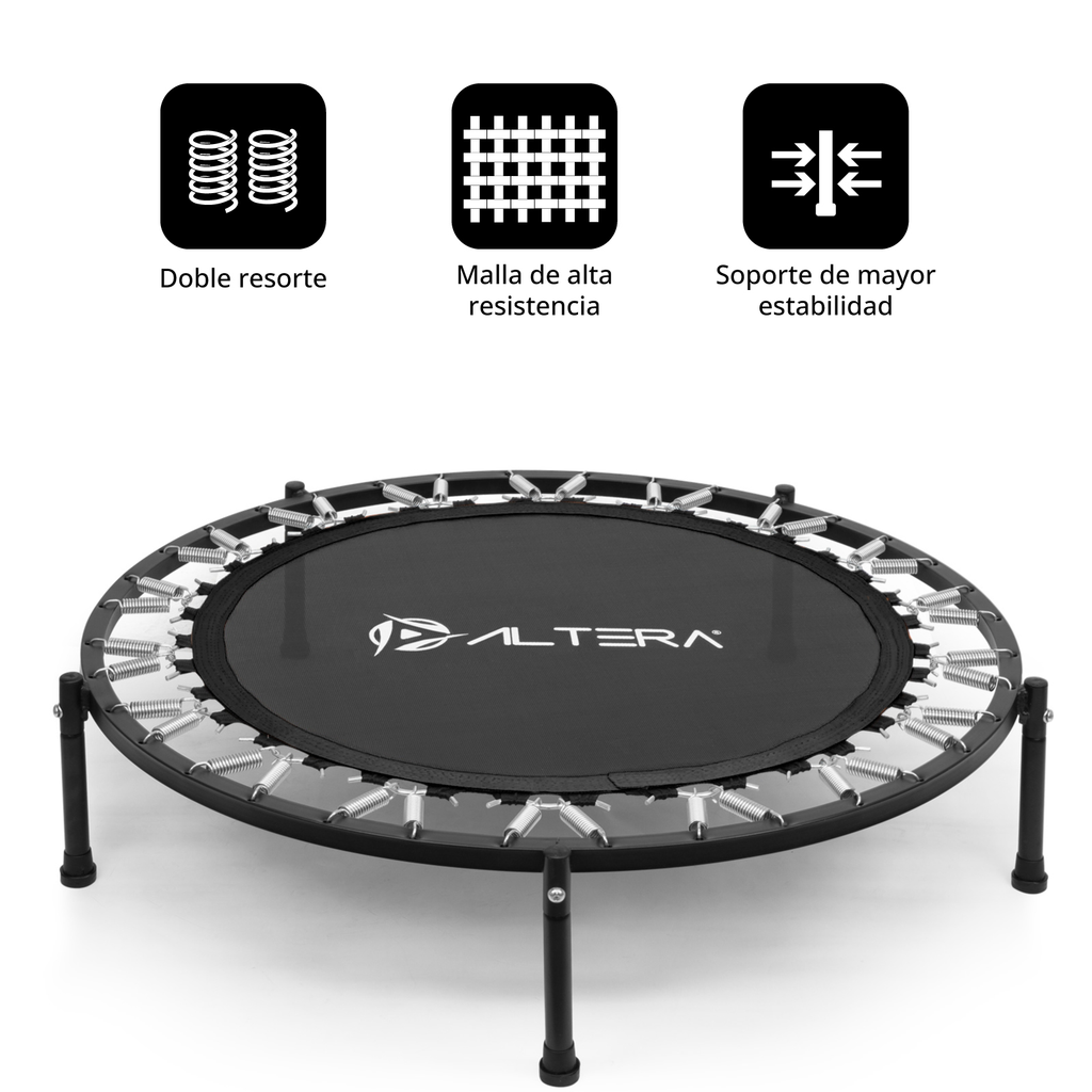 Trampolin Fitnes Altera Ejercicio Jumping Aerobicos Uso Rudo