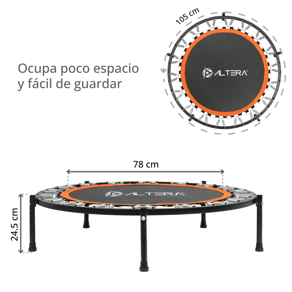 Trampolin Fitnes Altera Ejercicio Jumping Aerobicos Uso Rudo