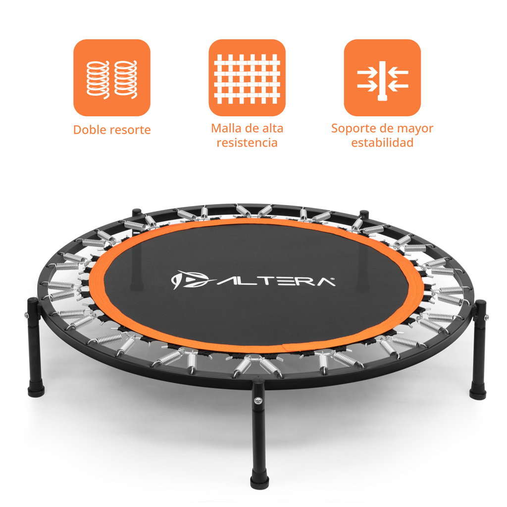 Trampolin Fitnes Altera Ejercicio Jumping Aerobicos Uso Rudo