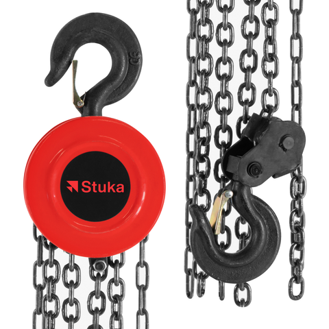 Polipasto Con Cadena De 6 Metros 2 Toneladas Manual Stuka