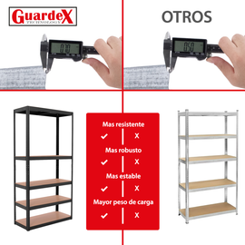 Estante Metalico Anaquel Organizador 5 Niveles Onof Multiuso