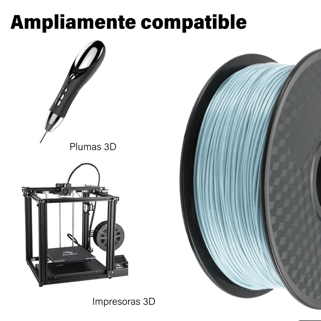 Filamento 3d Pla Alta Precision 1.75mm Calidad Premium 1 Kg