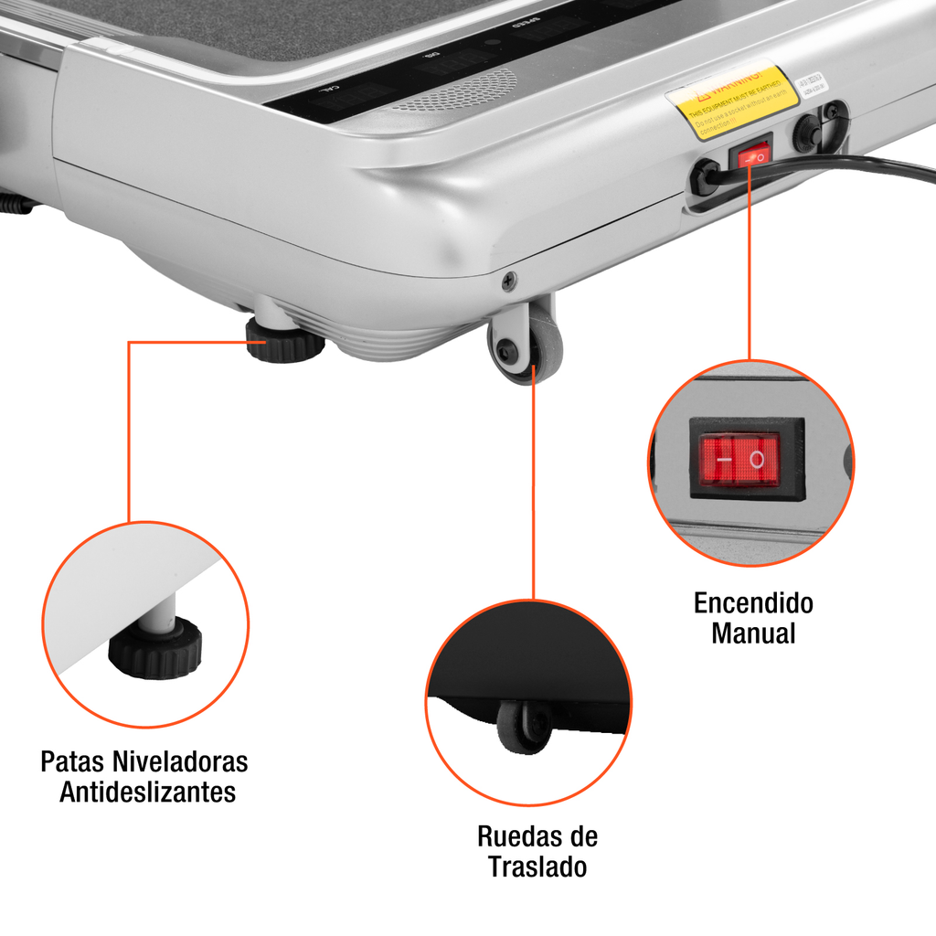 Caminadora Electrica Altera Modo 2 En 1 Control Fitness Gym